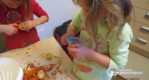 Kochen in der Kinderküche