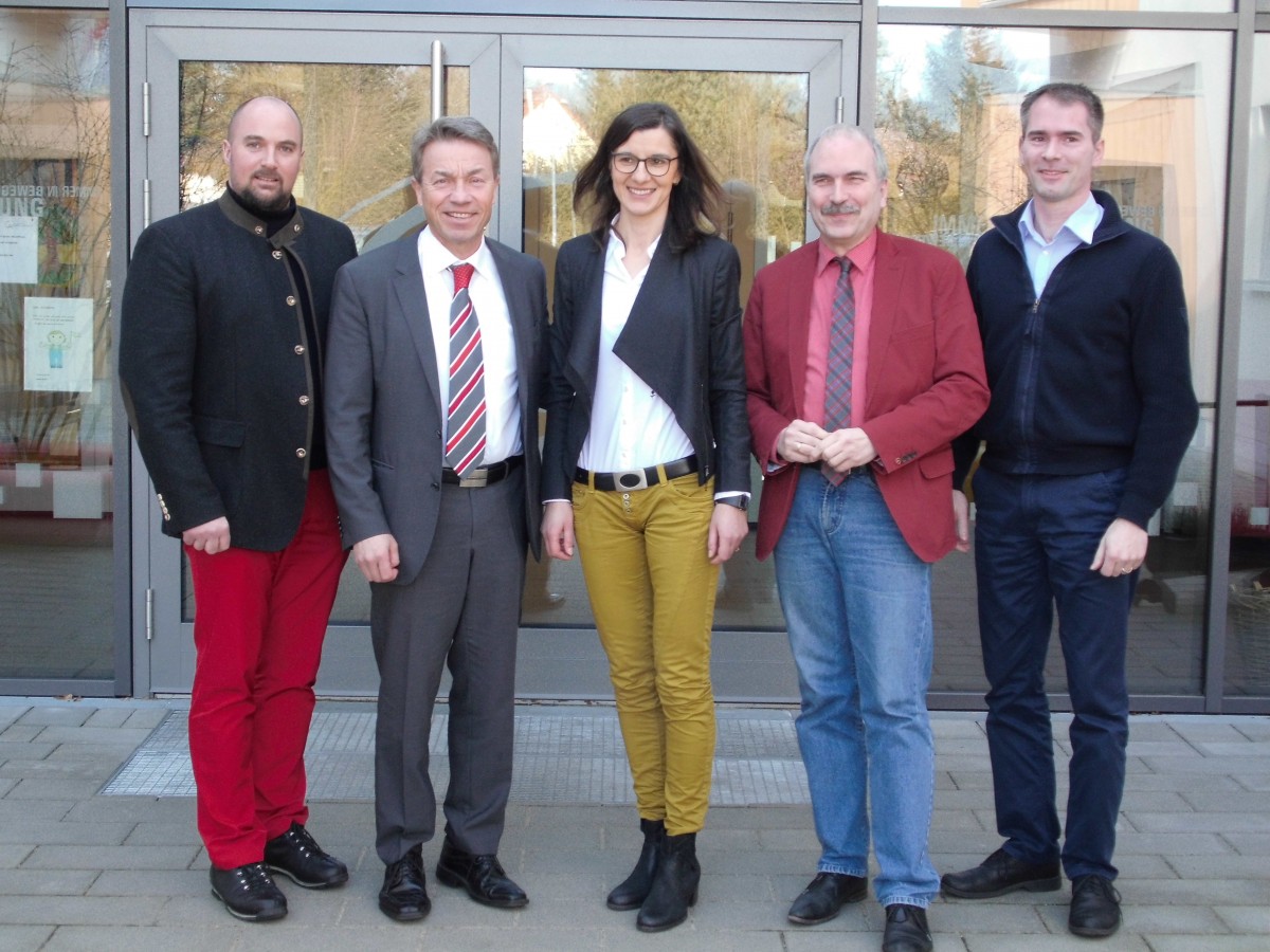 Minister Baaske in Falkensee