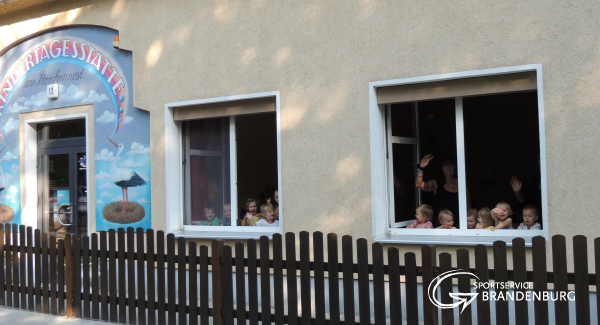 Blick auf die Krippenräume