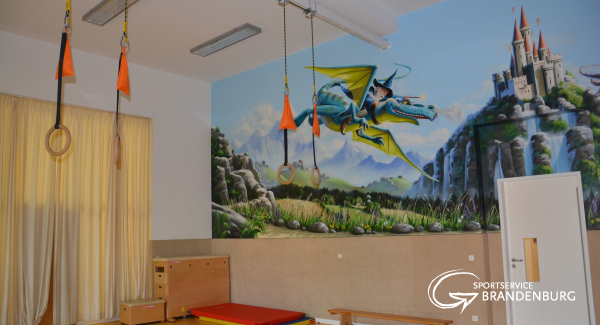 Kunst im großen Bewegungsraum